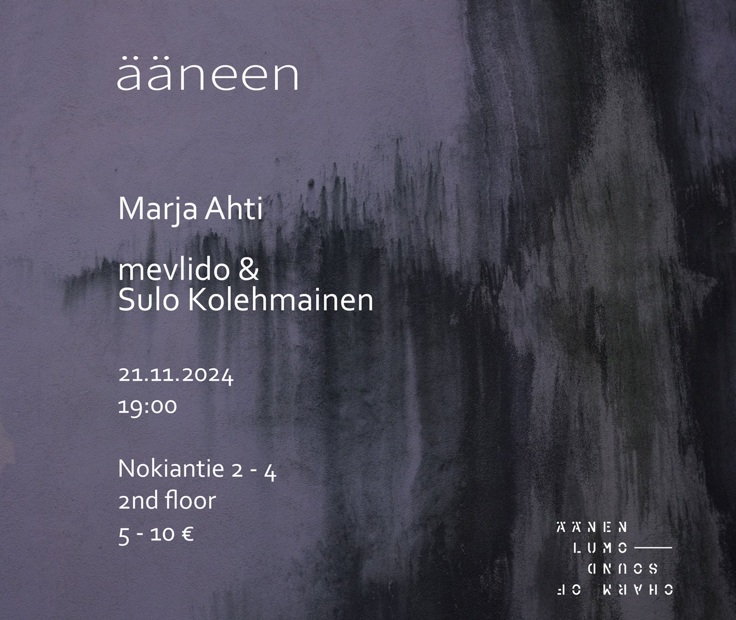 21.11.2024 / ääneen: Marja Ahti, mevlido, Sulo Kolehmainen