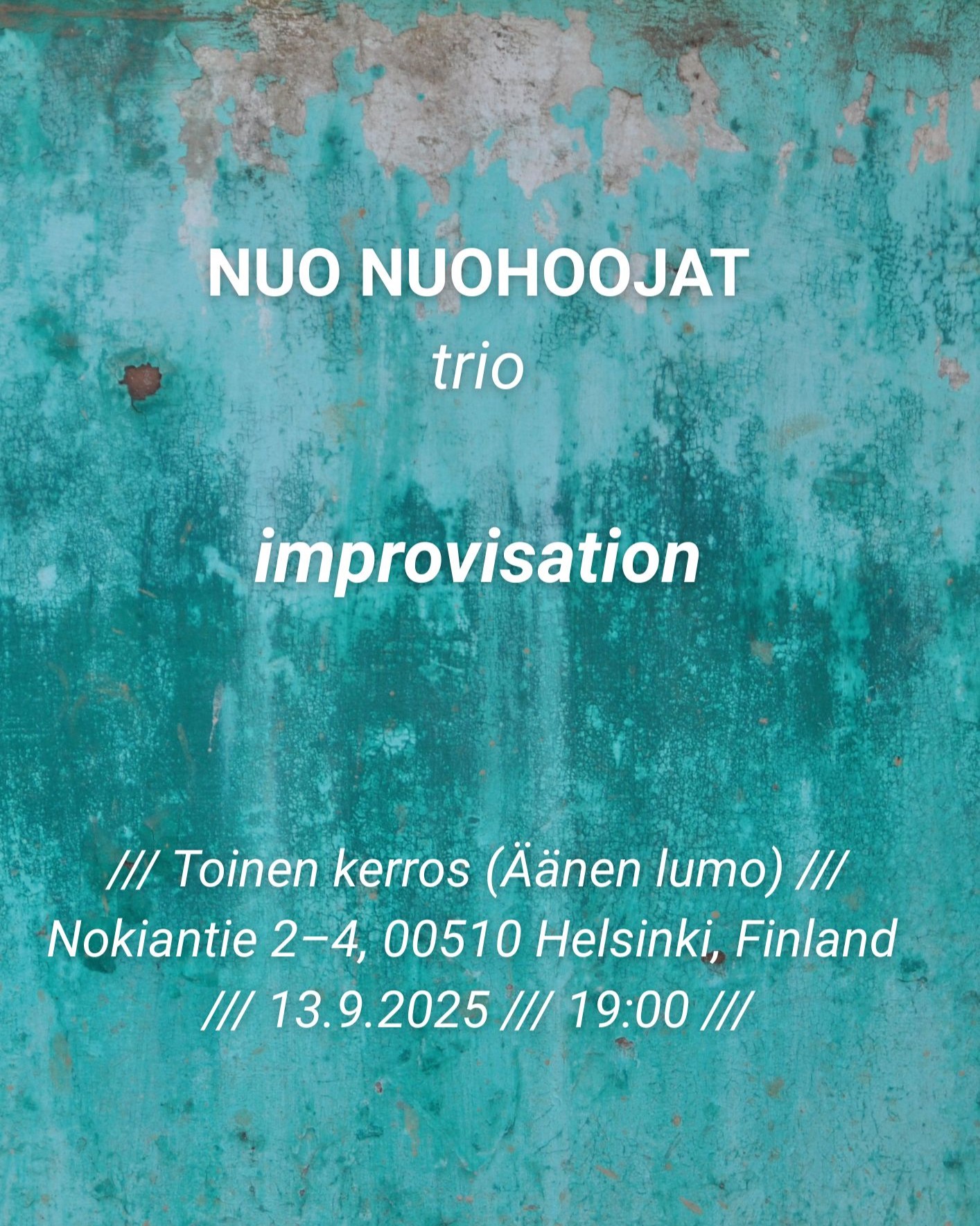13.9.25 / Nuo Nuohoojat