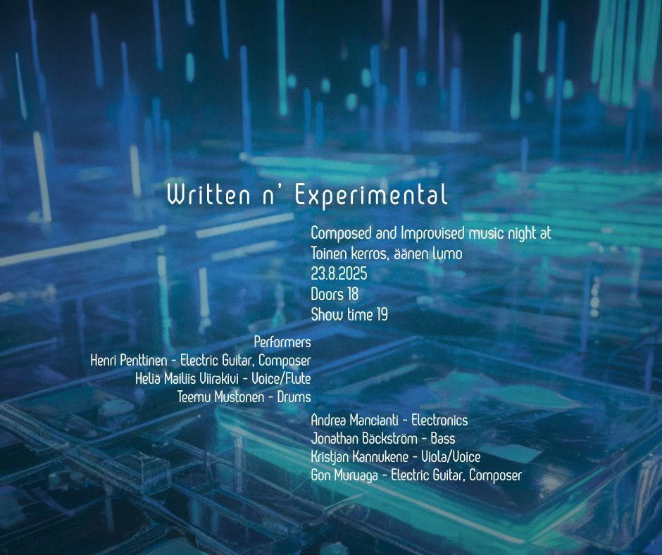 23.8.25 / Written n’ Experimental